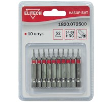 Набор бит Elitech 1820.072500
