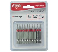 Набор бит Elitech 1820.072600