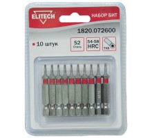 Набор бит Elitech 1820.072600