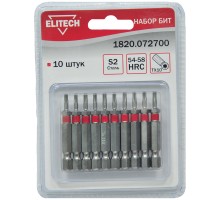 Набор бит Elitech 1820.072700