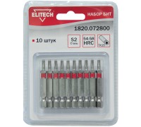 Набор бит Elitech 1820.072800