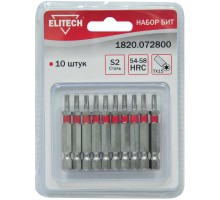 Набор бит Elitech 1820.072800