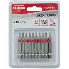 Набор бит Elitech 1820.072800 Набор бит Elitech 1820.072800