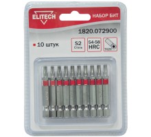 Набор бит Elitech 1820.072900
