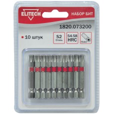 Набор бит Elitech 1820.073200 Набор бит Elitech 1820.073200