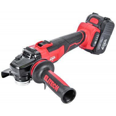 Аккумуляторная угловая шлифмашина Elitech МШУ 18БЛ (Е2213.001.02)
