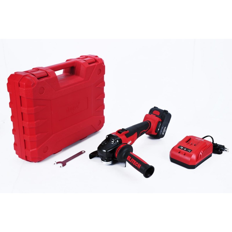 Аккумуляторная угловая шлифмашина Elitech МШУ 18БЛ (Е2213.001.02)