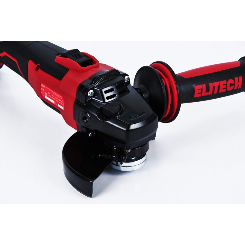 Аккумуляторная угловая шлифмашина Elitech МШУ 18БЛ (Е2213.001.02)