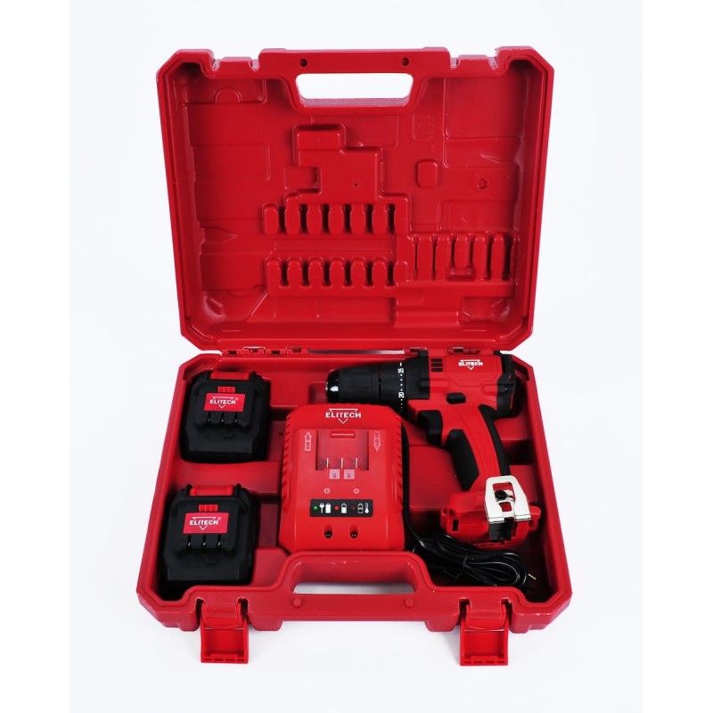 Аккумуляторная дрель-шуруповерт Elitech ДА 12БЛ2 ( Е2201.001.01 )