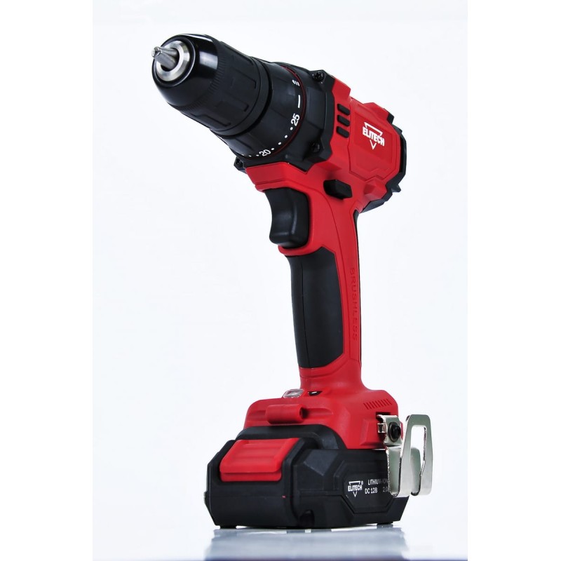 Аккумуляторная дрель-шуруповерт Elitech ДА 12БЛ2 ( Е2201.001.01 )