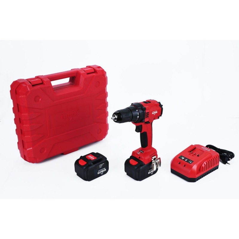 Аккумуляторная дрель-шуруповерт Elitech ДА 12БЛ2 (Е2201.001.02 )