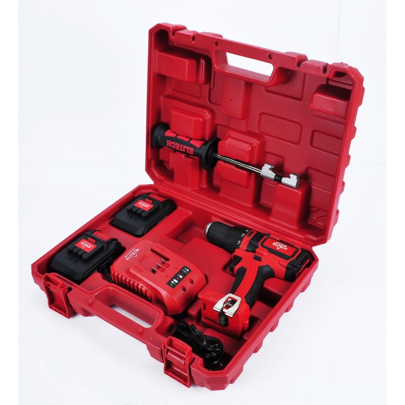 Аккумуляторная ударная дрель-шуруповерт Elitech ДА 18УБЛ2 (Е2201.002.01)