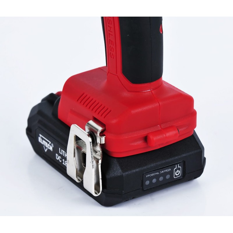 Аккумуляторная ударная дрель-шуруповерт Elitech ДА 18УБЛ2 (Е2201.002.01)