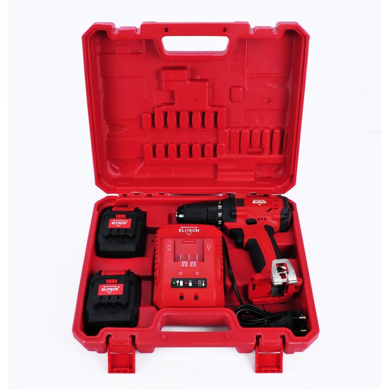 Аккумуляторная дрель-шуруповерт Elitech ДА 12СЛ2 (Е2201.004.01)