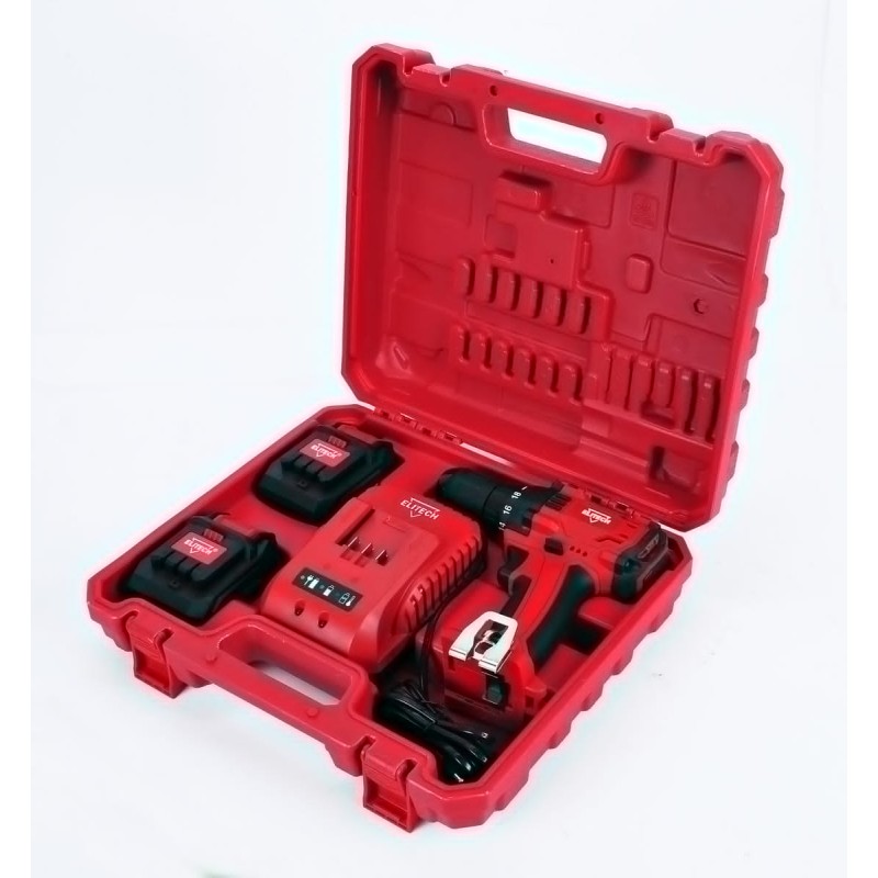 Аккумуляторная дрель-шуруповерт Elitech ДА 12СЛ2 (Е2201.004.01)