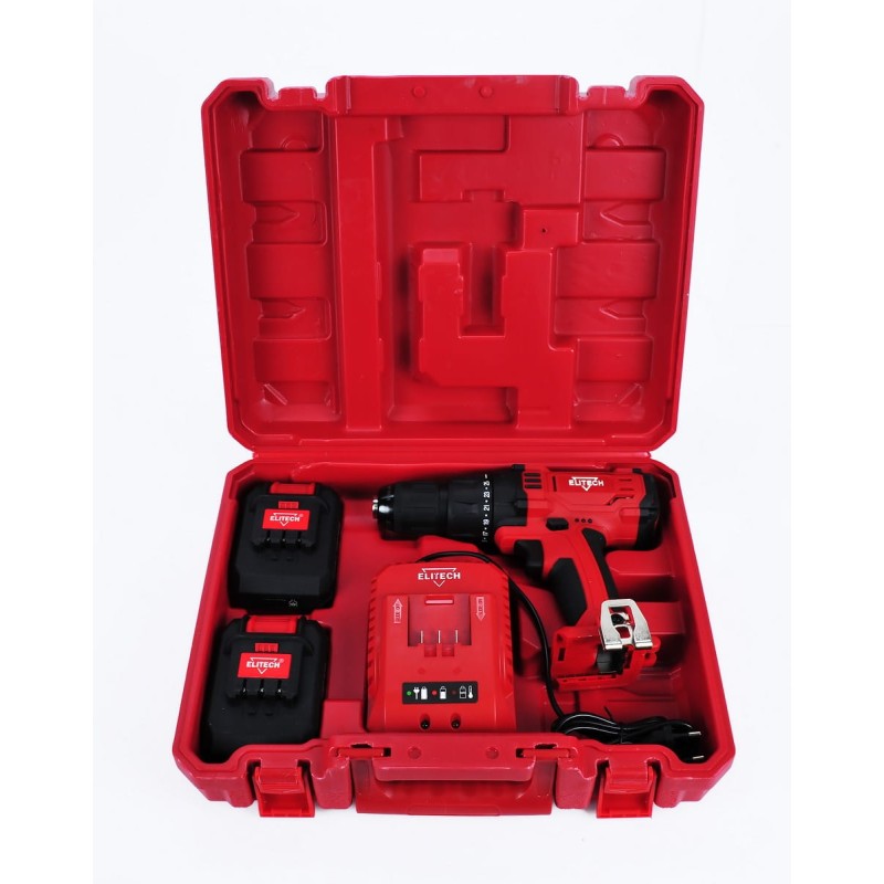 Аккумуляторная дрель-шуруповерт Elitech ДА 18СЛ2 (Е2201.006.01)