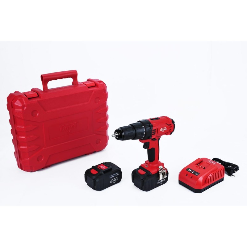 Аккумуляторная дрель-шуруповерт Elitech ДА 18СЛ2 ( Е2201.006.02)