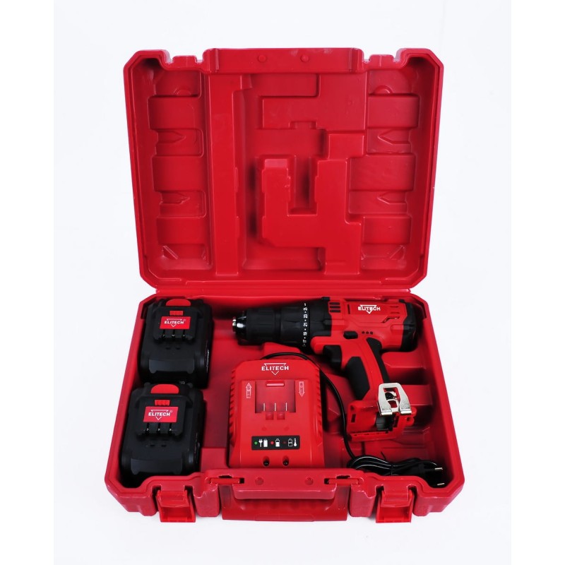 Аккумуляторная дрель-шуруповерт Elitech ДА 18СЛ2 ( Е2201.006.02)