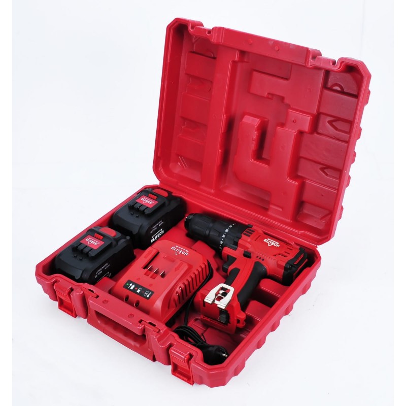 Аккумуляторная дрель-шуруповерт Elitech ДА 18СЛ2 ( Е2201.006.02)