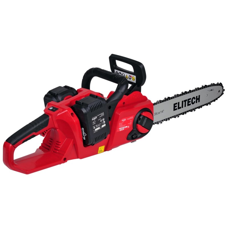 Пила цепная аккумуляторная Elitech ПЦА 36БЛ (E1611.001.00)