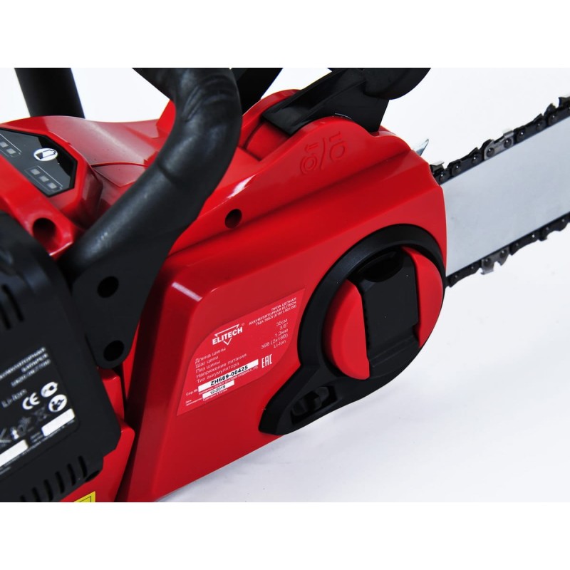Пила цепная аккумуляторная Elitech ПЦА 36БЛ (E1611.001.00)