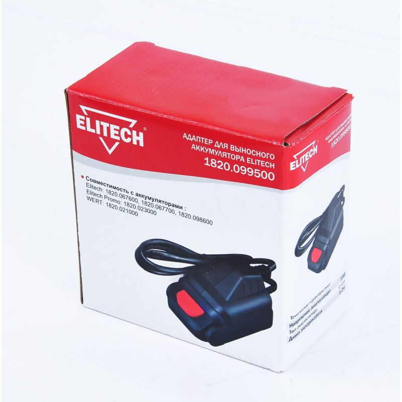 Адаптер-удлинитель аккумулятора Elitech 1820.099500