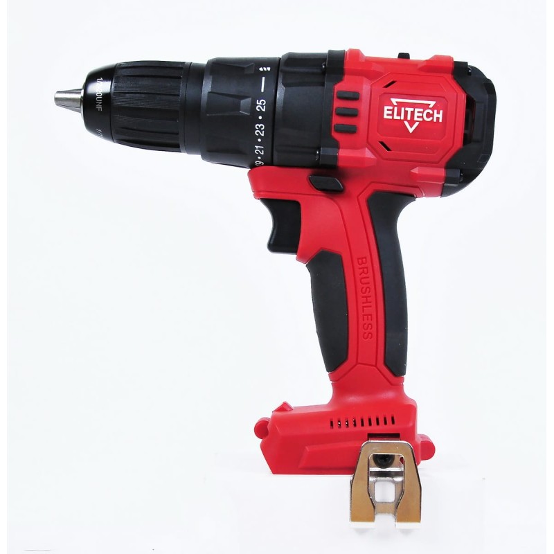 Аккумуляторная дрель-шуруповерт бесщеточная Elitech ДА 18БЛ2 ( E2201.011.00)