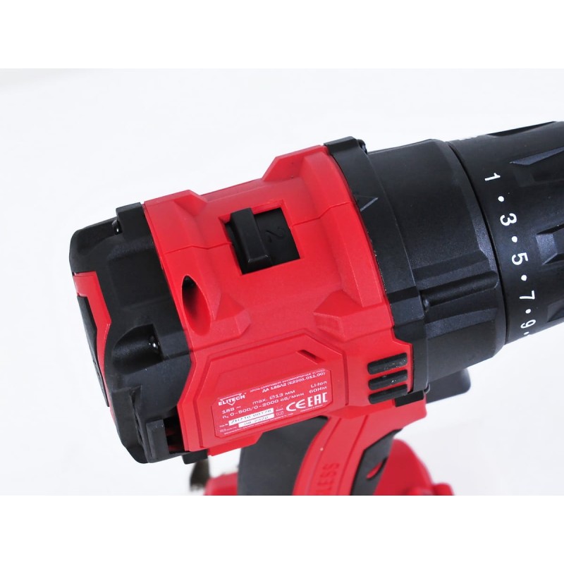 Аккумуляторная дрель-шуруповерт бесщеточная Elitech ДА 18БЛ2 ( E2201.011.00)