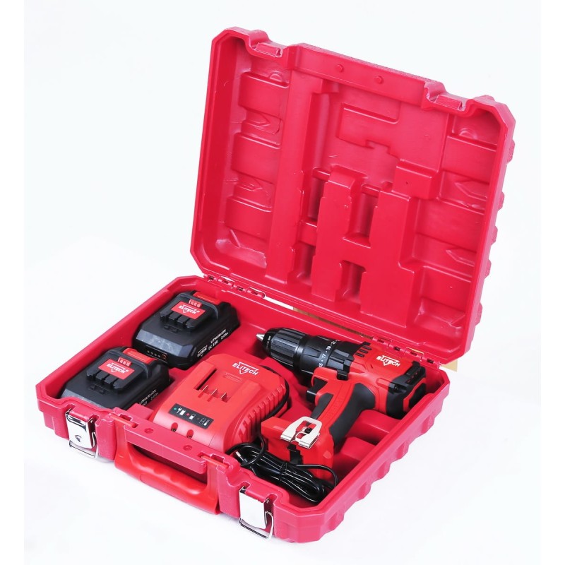 Аккумуляторная дрель-шуруповерт бесщеточная Elitech ДА 18БЛ2 ( E2201.011.01)