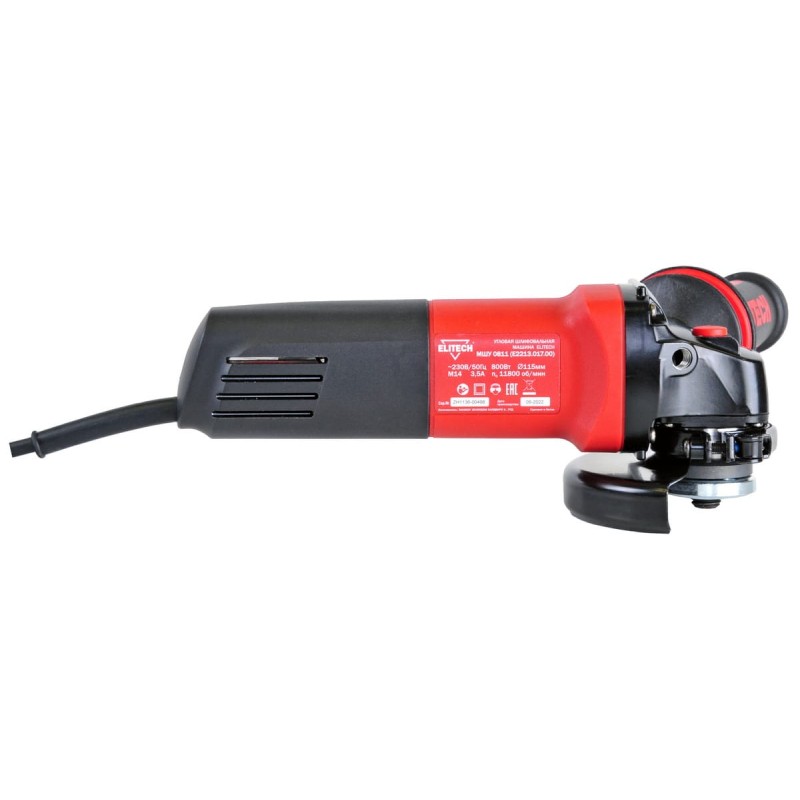 Угловая шлифмашина Elitech МШУ 0811 (E2213.017.00)