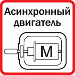 Асинхронный тип двигателя
