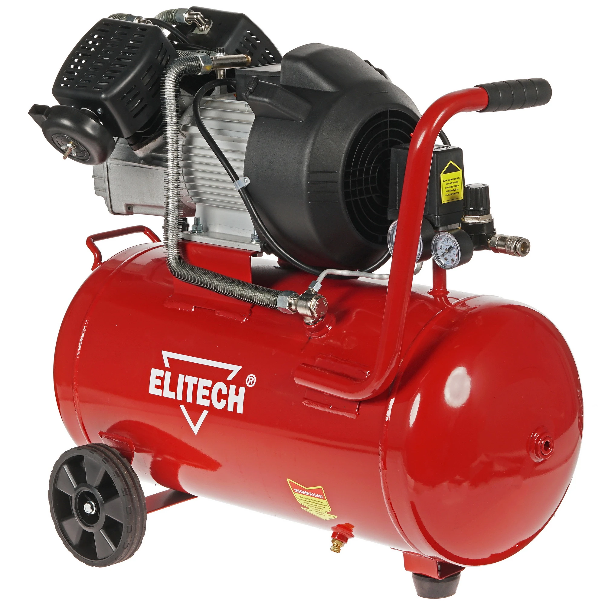 Компрессор масляный Elitech КПМ 360-50 2,2кВт, 356л/мин, 50л